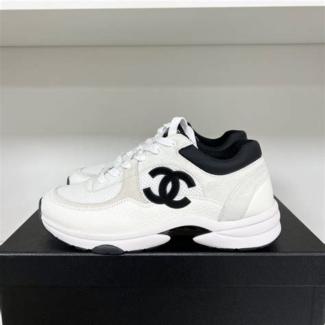 chanel logo sneaker|Chanel sneakers price euro.